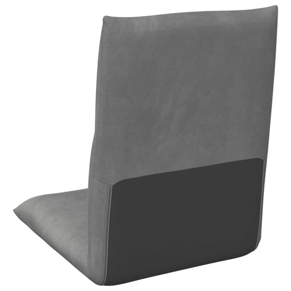 Golvstol Mörkgrå 46 x 50 x 61 cm Sammet
