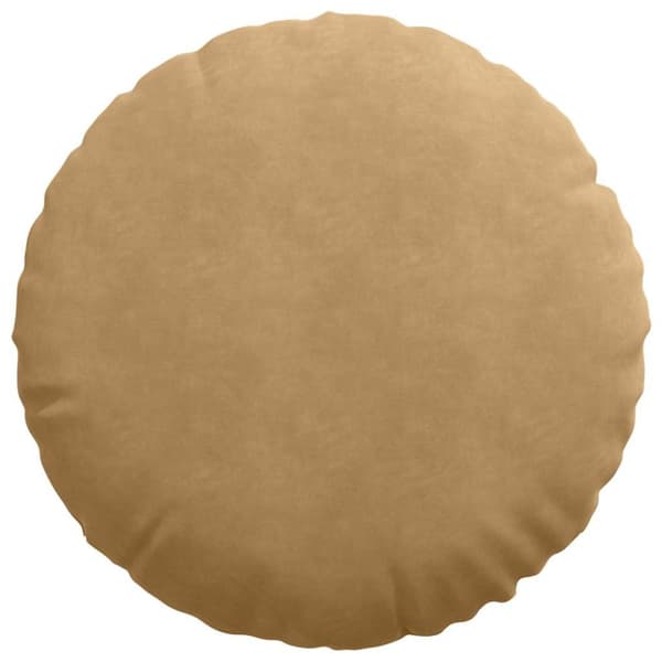 Sittkuddar 2 pcs Brun Ø60 x 21 cm Sammet