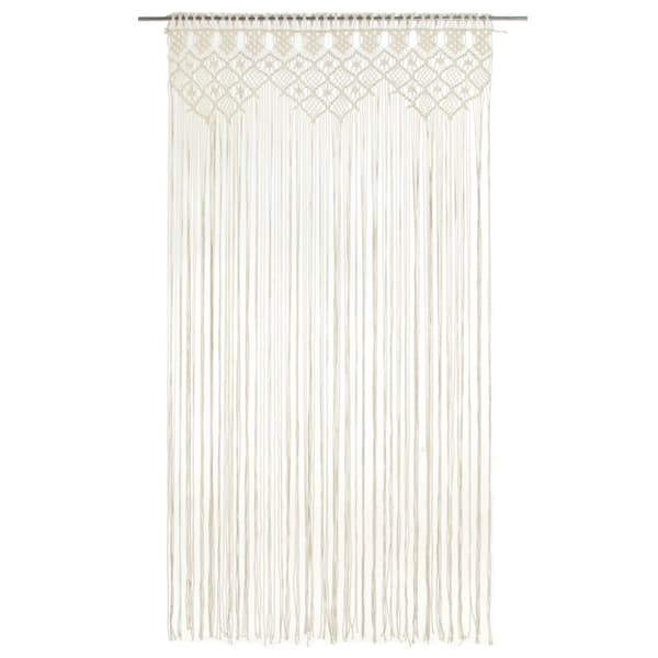 Gardin makramé 140x240 cm bomull