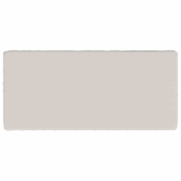 1-delad Bänk Kudde VUGHT 100% Polyester Vit 110 x 50 x 5 cm