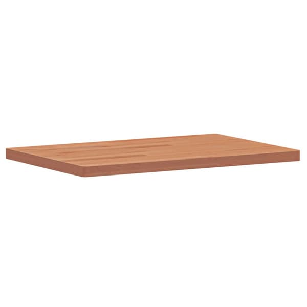 Bordsskiva 60x40x2,5 cm rektangulär massivt bokträ