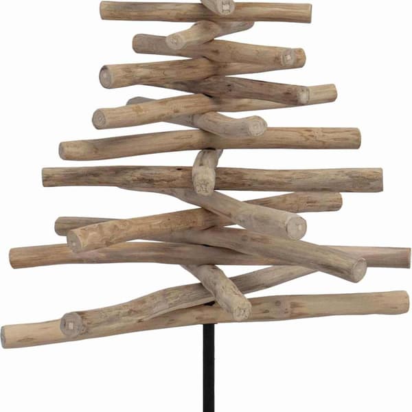 Julgran Brun 120 cm Massivt teakträ
