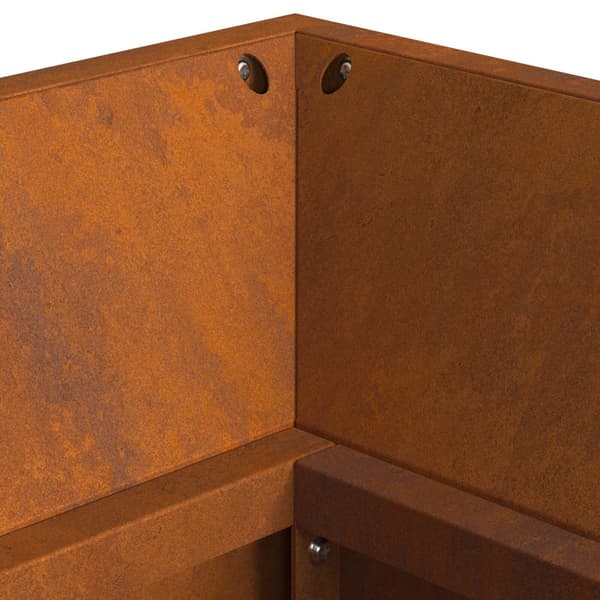 Eldstad Brun 160 x 45 x 35 cm Stål