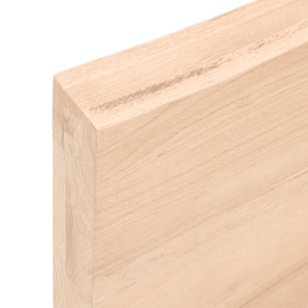 Hyllplan 100x50x(2-6) cm obehandlad massiv ek
