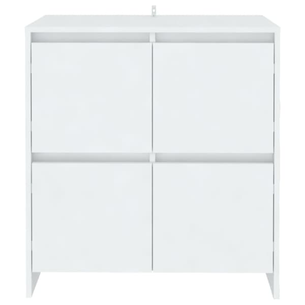 Skänkar 2 st vit 70x41x75 cm konstruerat trä