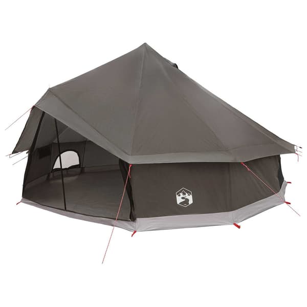 Tipi Tält Brun Grå 500 x 500 x 300 cm Polyester och Stål