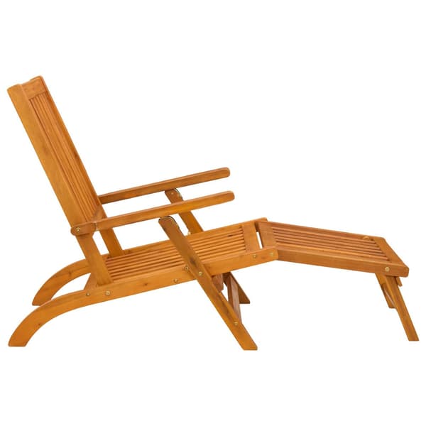Reclining och Fällbar Solstol 2 pcs 55 x 146 x 91 cm