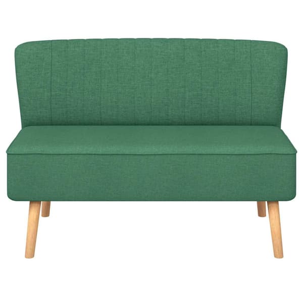 Soffa 117x55,5x77 cm tyg grön