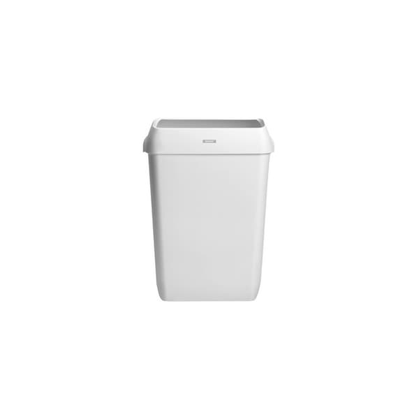 Papperskorg KATRIN 50L med lock vit