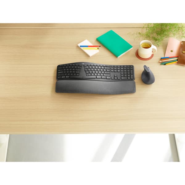 Logitech K860 for Business tangentbord Bluetooth Nordic grafit