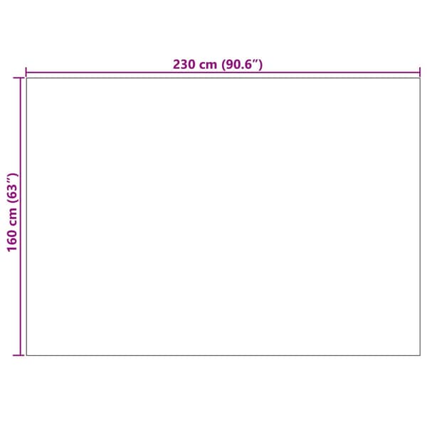 Områdesmattor Rektangulär PALMERAS Beige 160 x 230 cm Polyester