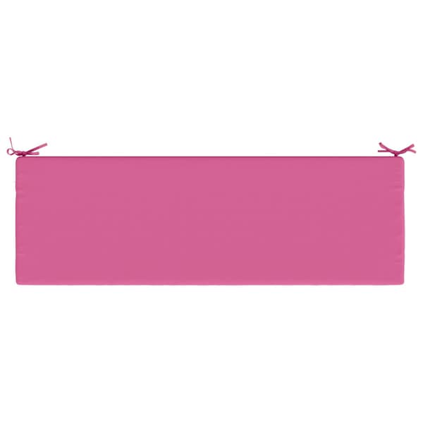 Bänk kudde SOEST 100% Polyester Rosa 140 x 50 x 5 cm