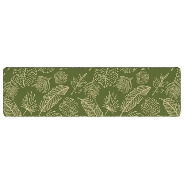 2-delade Bänk Kuddar VUGHT 2 st 100% Polyester Bladdesign