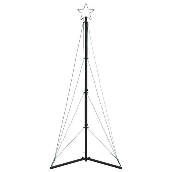 LED julgran 363 LEDs varmvit 182 cm