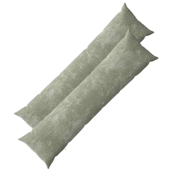 Kuddöverdrag 2 st HEERLEN Grön 40 x 145 cm Chenilletyg
