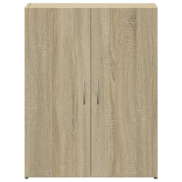 Dokumentskåp sonoma-ek 60x32x77,5 cm konstruerat trä