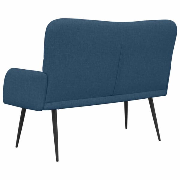 Tvåsitssoffa Blå 115 x 61 x 87 cm tyg