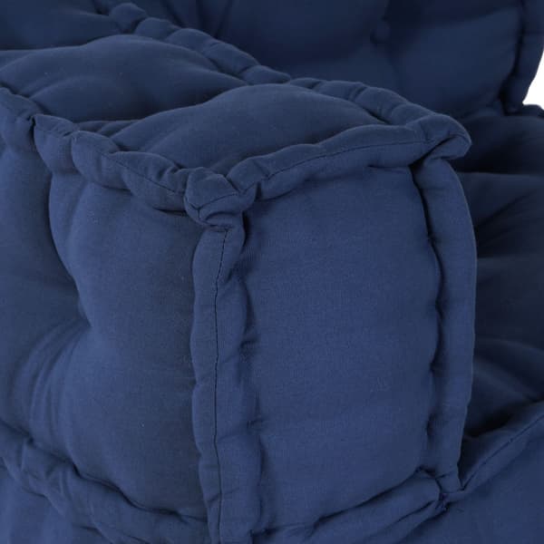 Modulsofa enhet 2 pcs Indigo 140 x 70 x 56 cm Tyg