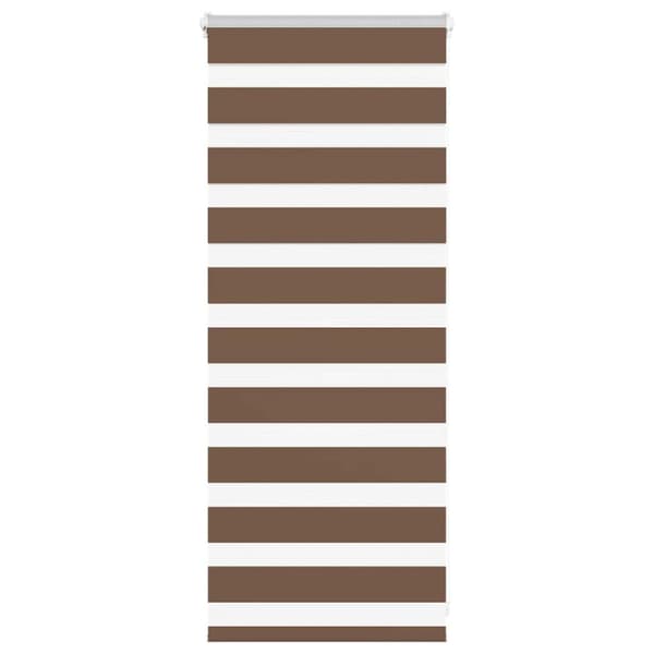 Rullgardin zebra brun 60x100 cm tyg bredd 55,9 cm polyester