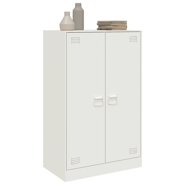 Skänk vit 67x39x107 cm stål