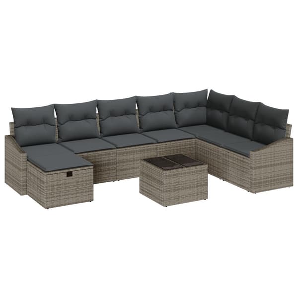 Soffset med kudde 8 pcs konstrotting