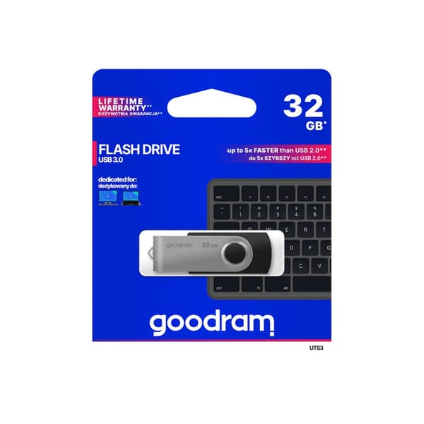 GOODRAM UTS3 - USB flash-enhet - 32 GB
