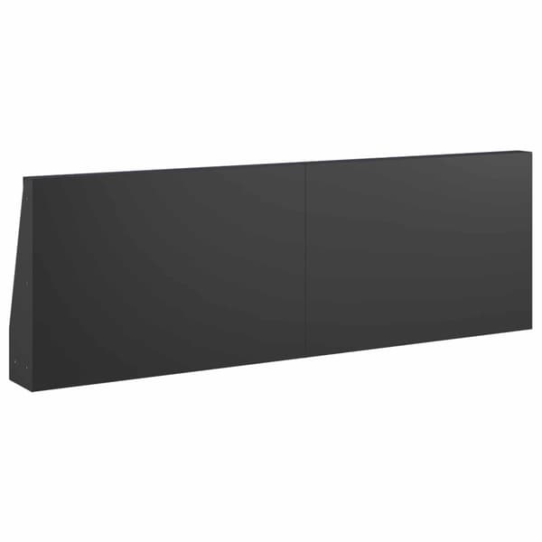 Stödvägg 2 st 60 x 12 x 40 cm Stål Svart