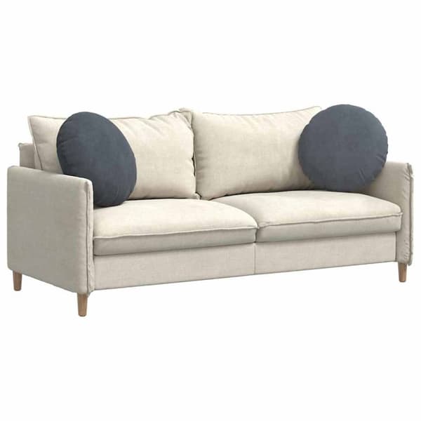 Sittkuddar 2 pcs Mörkgrå Ø50 x 19 cm Sammet