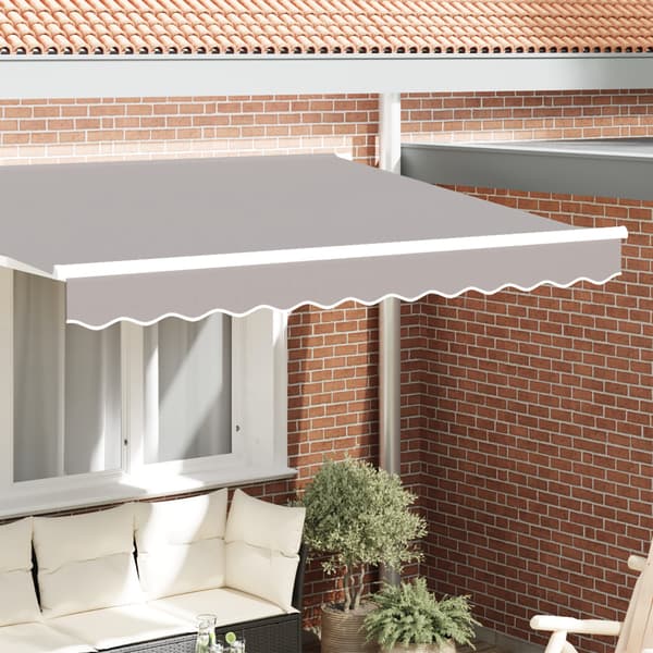 Markiskappa Ersättning Ljusgrå 3,5 m Polyester