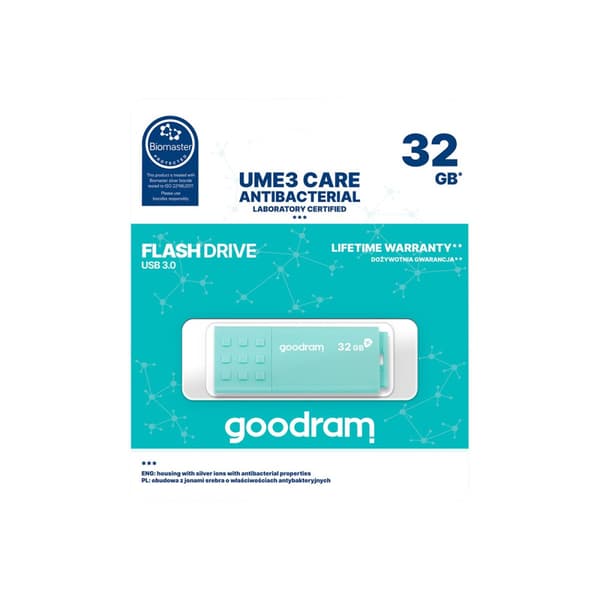 GOODRAM UME3 CARE - USB flash-enhet - 32 GB