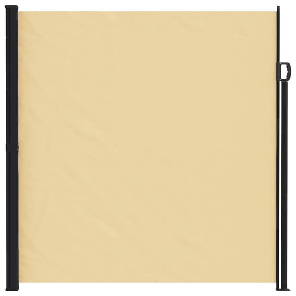 Utfällbar sidomarkis Sand 600 x 180 cm Polyester
