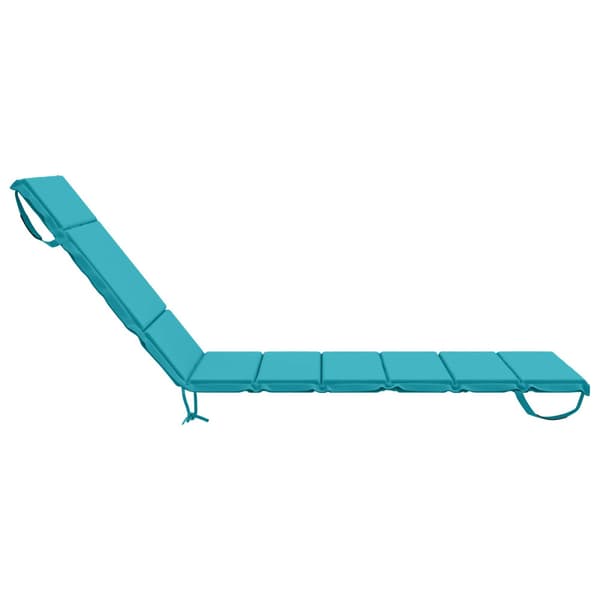 Solstol Kudde GEMERT 100% Polyester Turkos 200 x 80 x 3 cm