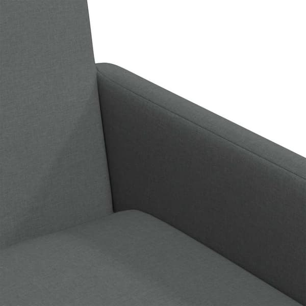 Matstolar 2 pcs Mörkgrå 57 x 67 x 95 cm tyg