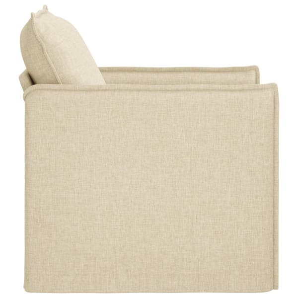 Soffa Kräm 195 x 82 x 85 cm tyg