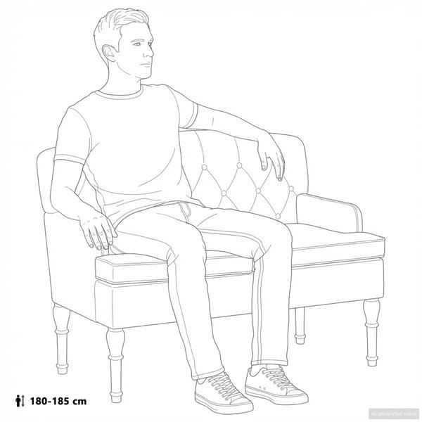 Loveseat med knapprapport Polisblå 111 x 65 x 79 cm Sammet