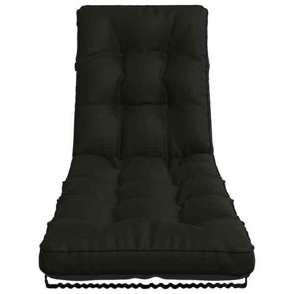 Solstol Kudde VIANEN 100% Polyester Svart 200 x 60 x 8 cm