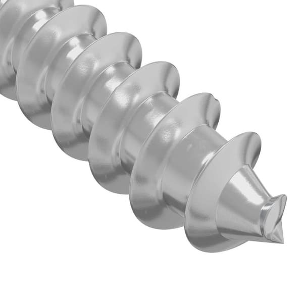 Träskruvar 2 pcs Silver M6 x 70 mm Stål