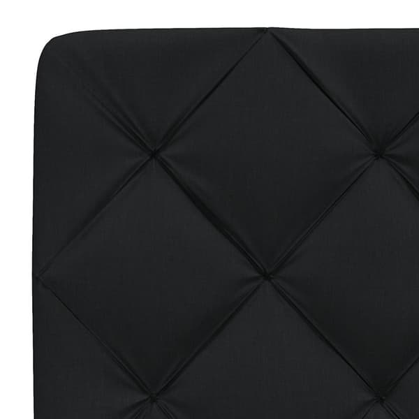 Bed with Mattress Black 80x200 cm Fabric