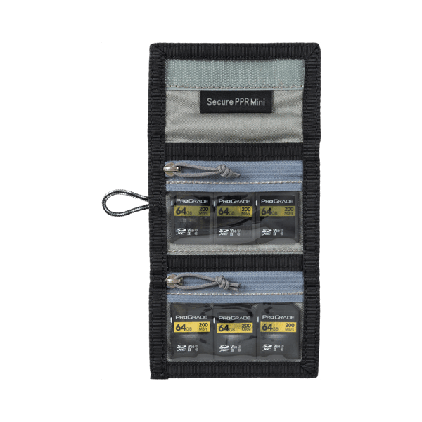 Think Tank Secure Pocket Rocket Mini (Wallet with Strap: holds 4 CF/CFe or 6 SD/microSD) Slate Black