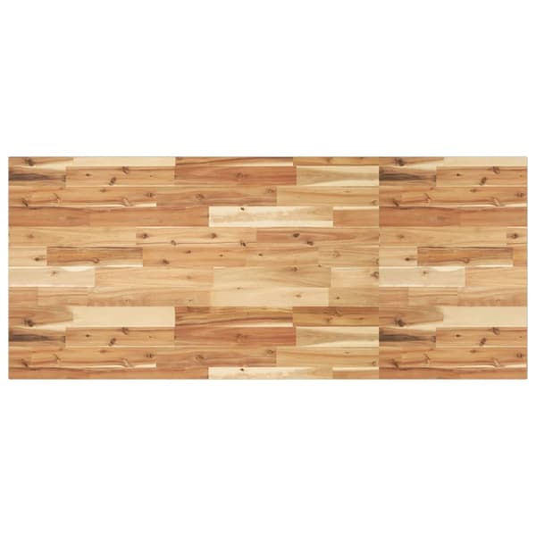 Bordsskiva rektangulär 120x60x2 cm massivt akaciaträ