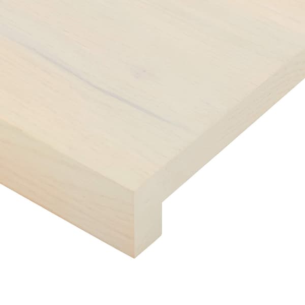 Trappsteg 4 st 70 x 25 x 2 cm Vit Massivt Ekträ