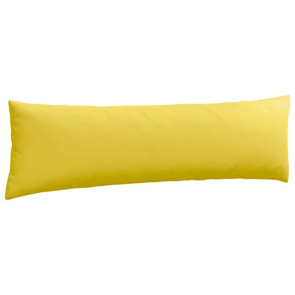 Sofakuddar 2 pcs Ljusgul 145 x 40 cm tyg