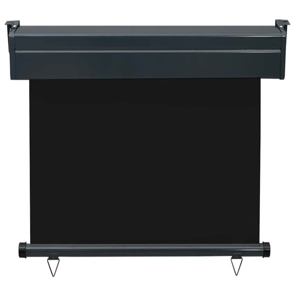 Balkongmarkis 85x250 cm svart