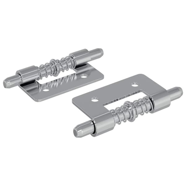 Lås 2 pcs Silver 46 x 17 x 1,2 mm Stål
