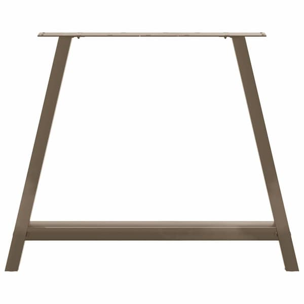 Matbordsben A-formade 2 st 90x(72-73) cm stål