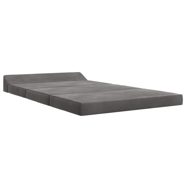 Fällbar Soffbed Mörkgrå 120 x 60 x 49 cm Tyg