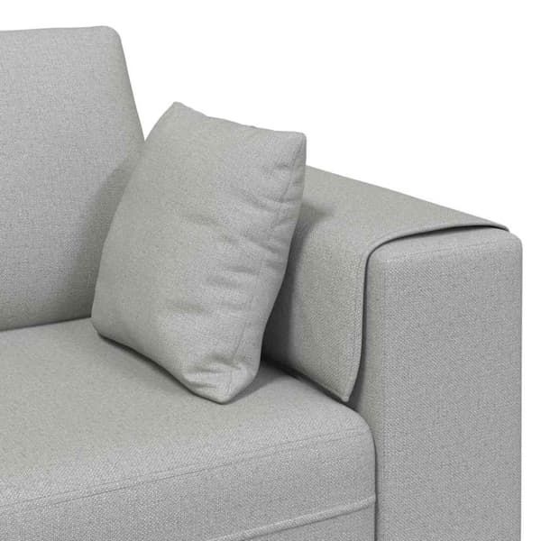 Soffa med kudde Moln Grå 250 x 77 x 76 cm tyg