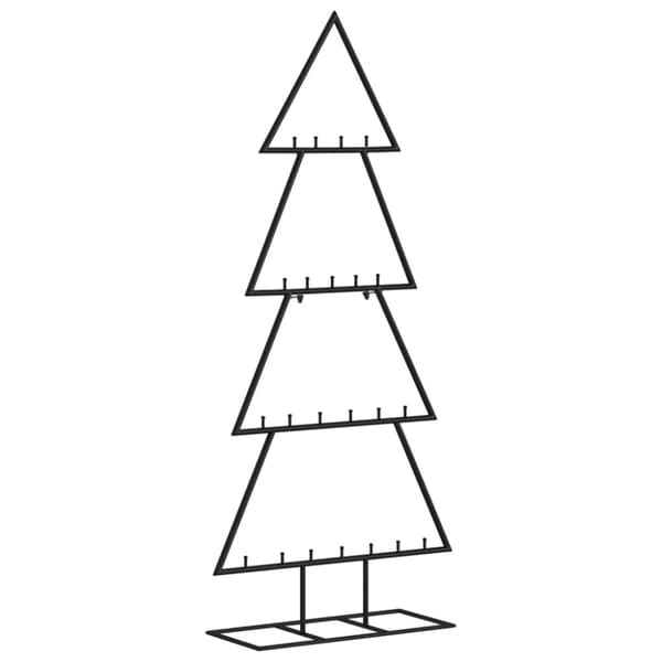 Julgran i metall svart 125 cm