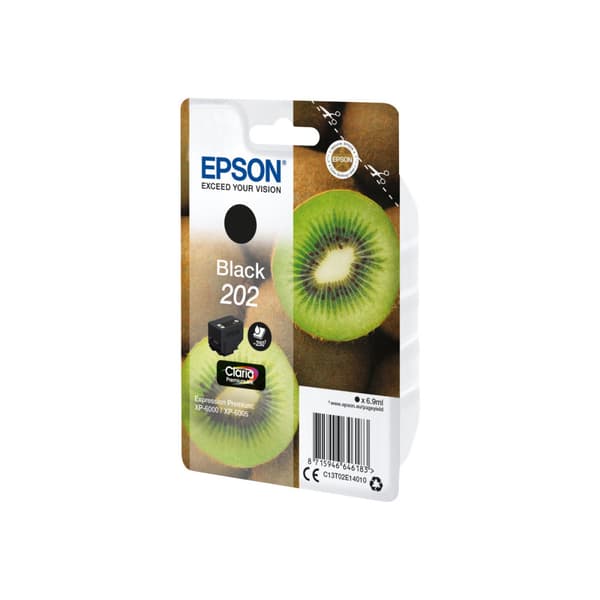 Epson 202 - svart - original - bläckpatron