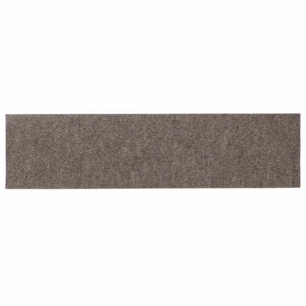 Trappmattor självhäftande 30 st 76x20 cm beige rektangulära